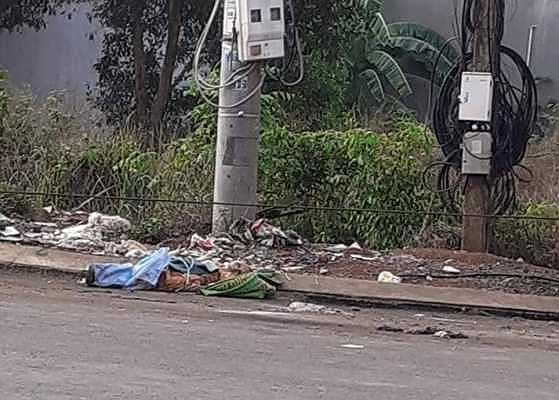 Hiện trường phát hiện thi thể người phụ nữ