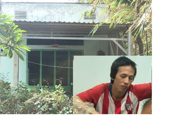 Nghi can Luận và căn nhà nơi y đang sinh sống