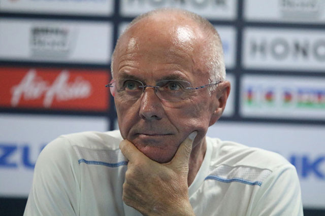 HLV Eriksson: ‘Philippines thua vì thiếu may mắn’