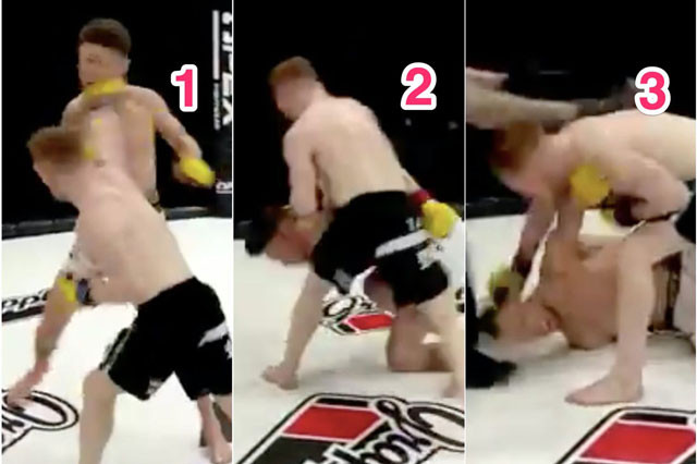 Ba cú đấm chính xác giúp Connor Hignett giành chiến thắng.