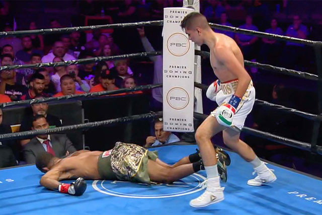 Jesus Ramos hạ đo ván đối thủ.