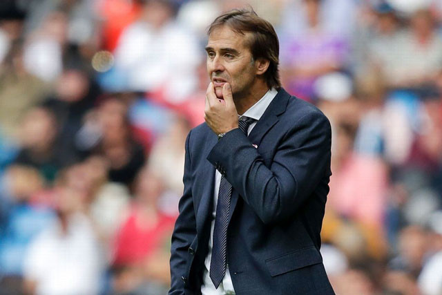 HLV Lopetegui bị Real sa thải vì thành tích quá bết bát.