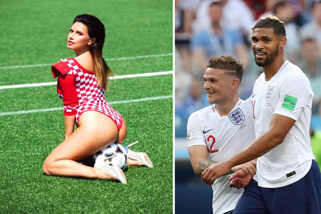 Nives Celsius vừa khẳng định cô thích tiền vệ Ruben Loftus-Cheek của ĐT Anh.