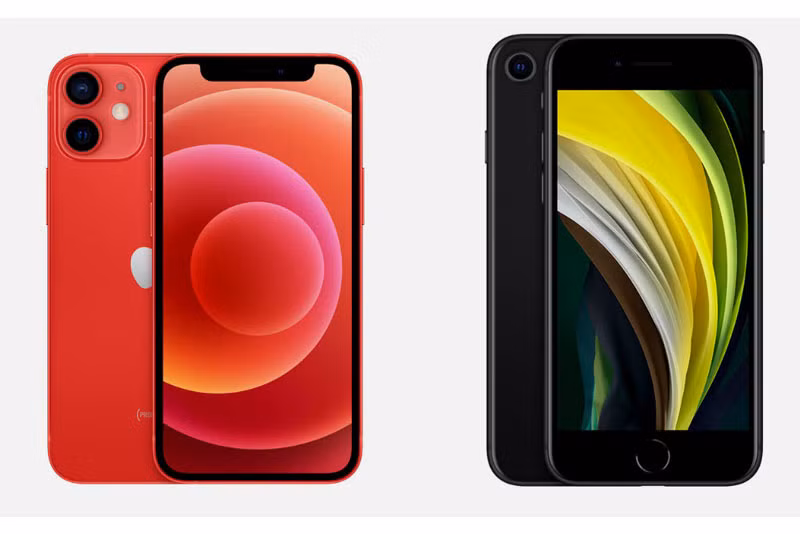 So sánh iPhone 12 Mini với iPhone SE 2020