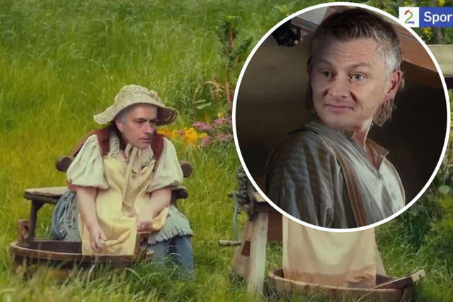 Mourinho buồn bã khi thấy Solskjaer có hợp đồng mới.