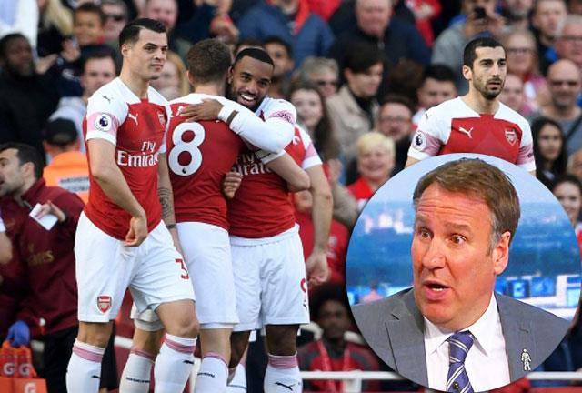Charles Merson nhận định Arsenal khó có cơ hội giữ được vị trí Top 4.