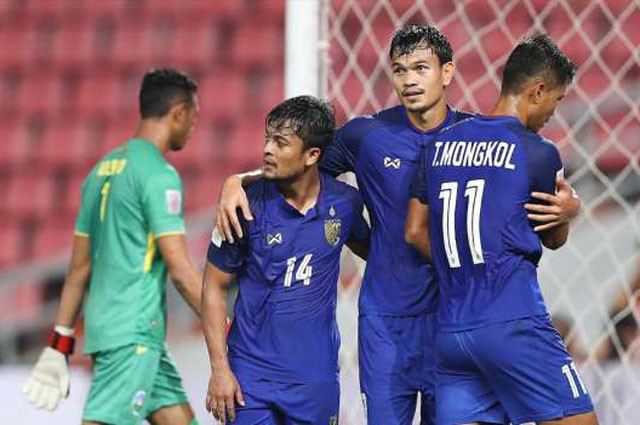 Thái Lan dùng "bom tiền" khích lệ tinh thần cầu thủ.