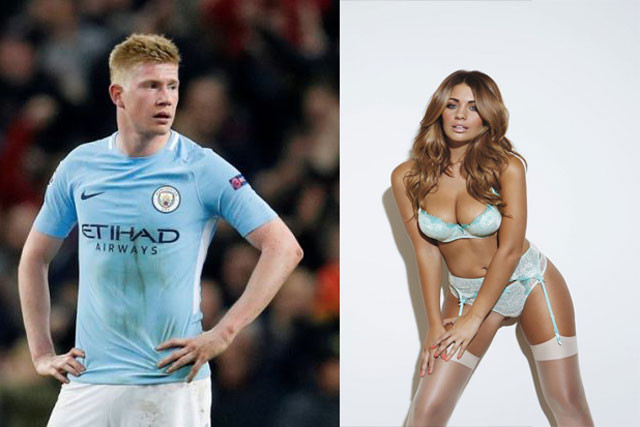 Holly Peers chúc Kevin de Bruyne mau chóng bình phục chấn thương.