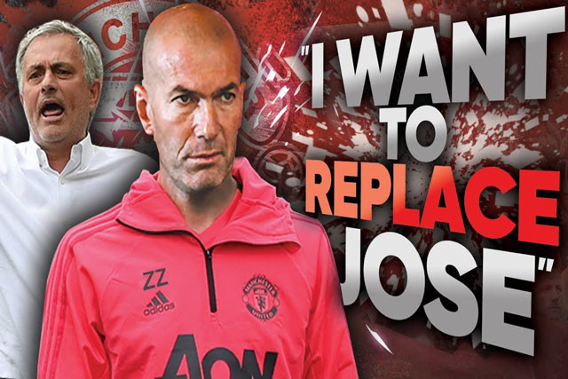 Zidane muốn được thay thế Mourinho dẫn dắt M.U.