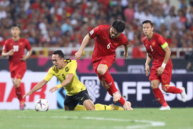 ĐT Việt Nam vẫn chưa để thủng lưới tại AFF Cup 2018. Ảnh: Zing.