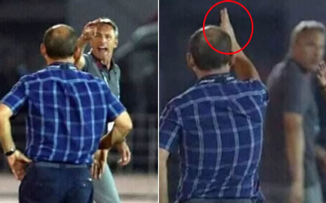 HLV Park Hang-seo không muốn bắt tay người đồng nghiệp.