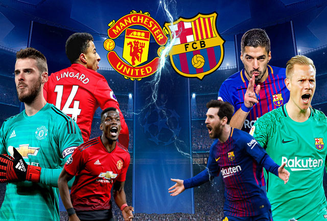 Thống kê cho thấy Barca kém hơn M.U về lịch sử đối đầu gần đây.