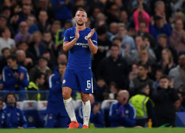Drinkwater khi còn khoác áo Chelsea. ​