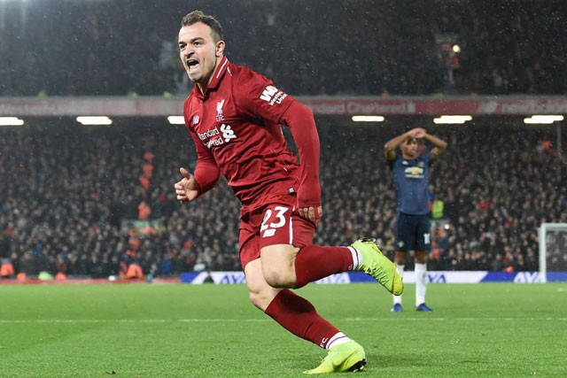 VIDEO: Shaqiri lập cú đúp, Liverpool ‘chôn vùi’ M.U