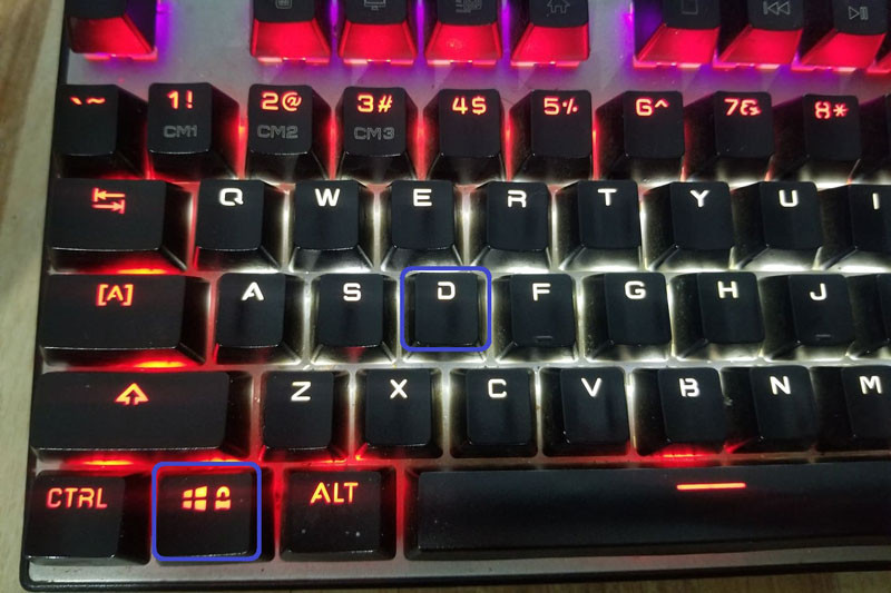 Hướng dẫn sử dụng phím tắt với Windows key