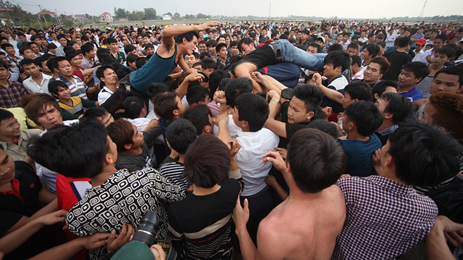 Lễ hội cướp phết (Tam Nông, Phú Thọ). ẢNH: như ý, công khanh
