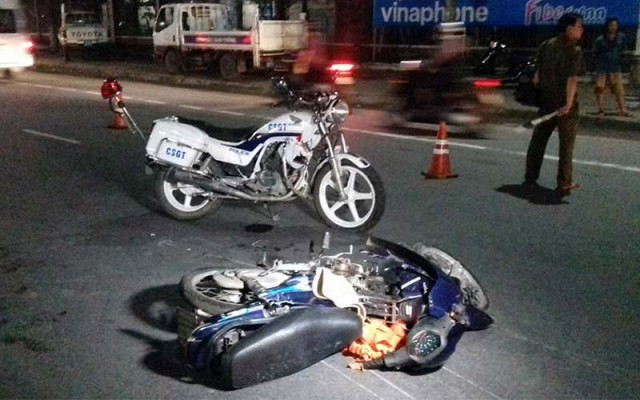 Đại úy CSGT lái xe gây tai nạn khiến 2 người tử vong