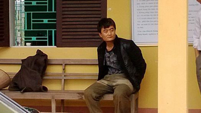 Một trong hai nghi phạm người Trung Quốc bị bắt giữ