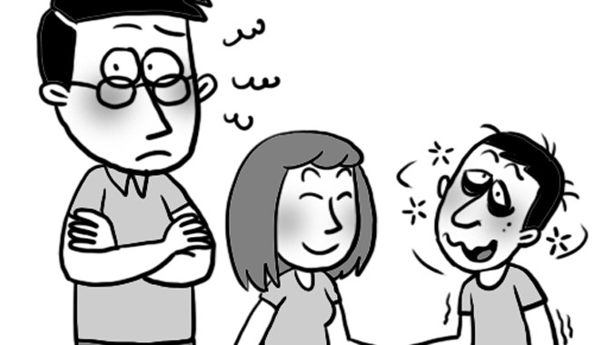 Đi với tôi, em vẫn nhắn tin cho trai cũ