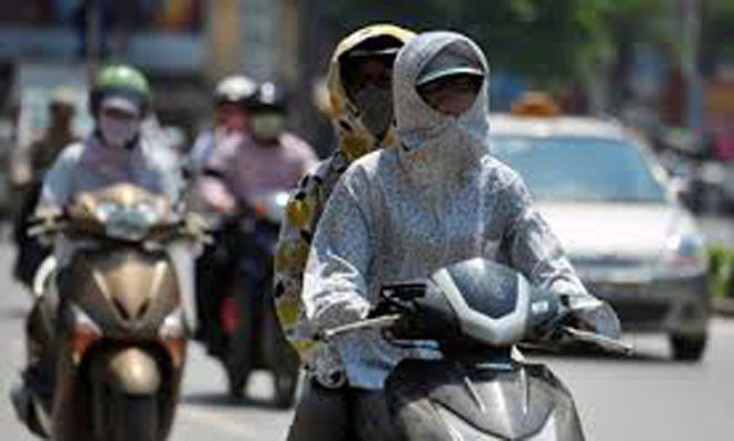 Nắng nóng hoành hành ở miền Bắc