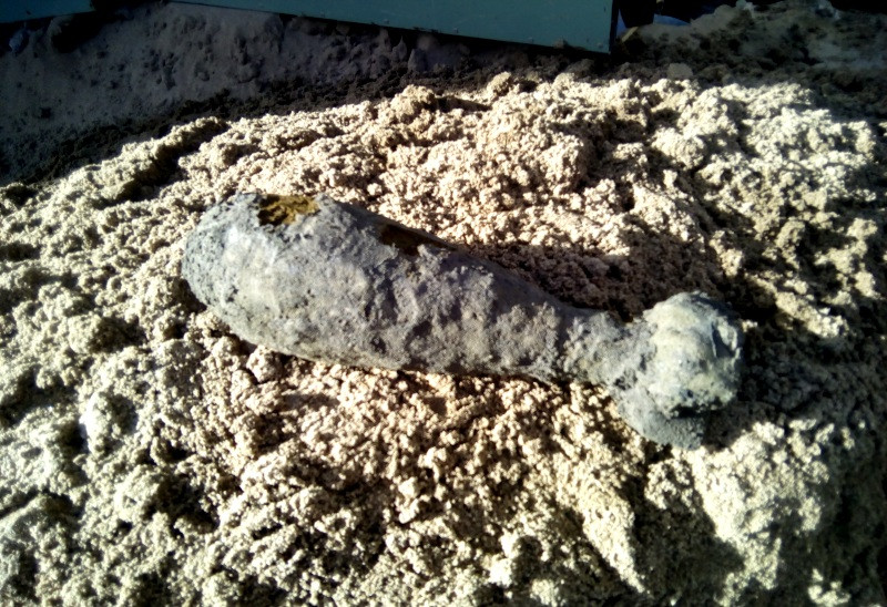 Quả đạn cối 82 li được phát hiện tại hiện trường