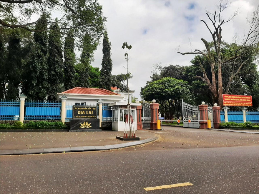 Thanh tra Chính phủ công bố quyết định thanh tra trách nhiệm UBND tỉnh Gia Lai vào sáng 20/10. Ảnh: Đình Văn