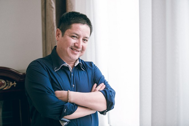  Chí Trung muốn làm nền cho các nghệ sĩ khác trong chương trình Táo quân 2014. Ảnh: Zing