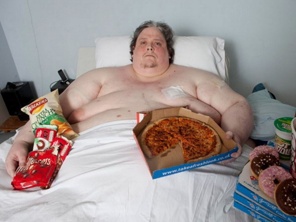 Keith Martin, người đàn ông béo nhất thế giới đã qua đời. Ảnh: Metro.