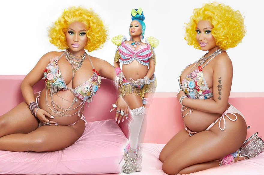 Nicki Minaj gây 'bão' khi đăng ảnh sắp hạ sinh con đầu lòng