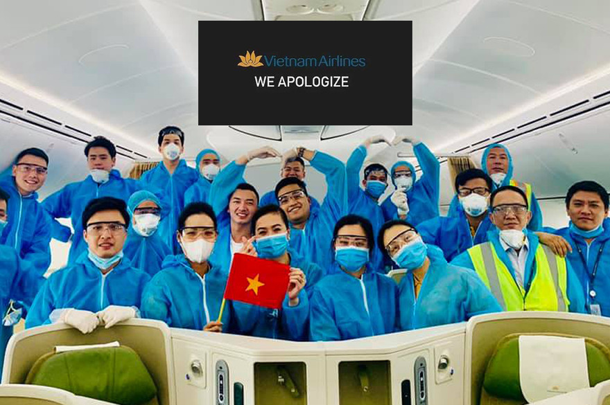 Loạt tiếp viên Vietnam Airlines treo hashtag xin lỗi cộng đồng, mong được đối xử văn minh