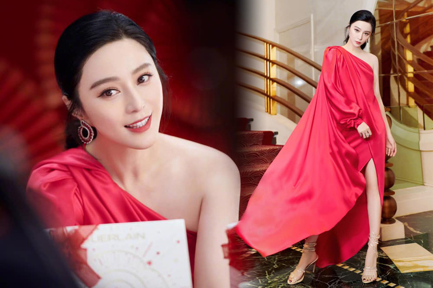 Phạm Băng Băng nổi bật khi diện váy xẻ tà, khoe vai trần nuột nà