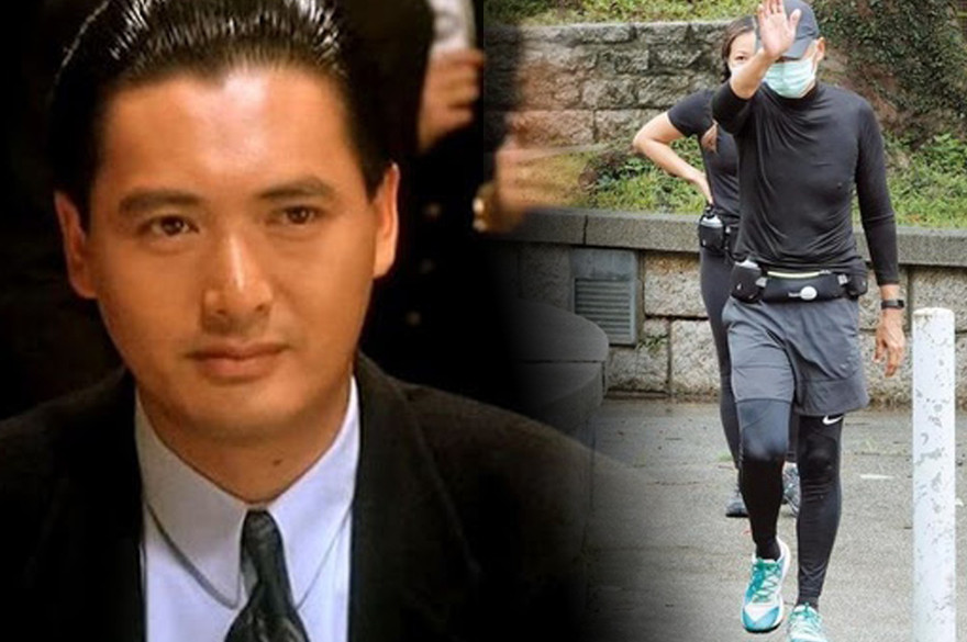 Châu Nhuận Phát bạc trắng đầu ở tuổi 65, leo núi cùng phụ nữ lạ gây chú ý