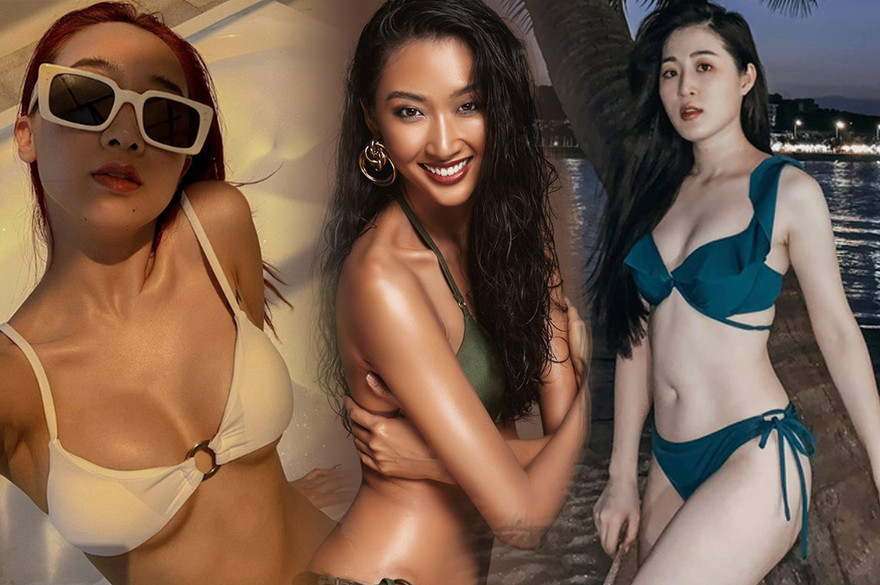 ‘Bỏng mắt’ với những bức hình bikini gợi cảm của dàn nữ chính ‘Người ấy là ai’