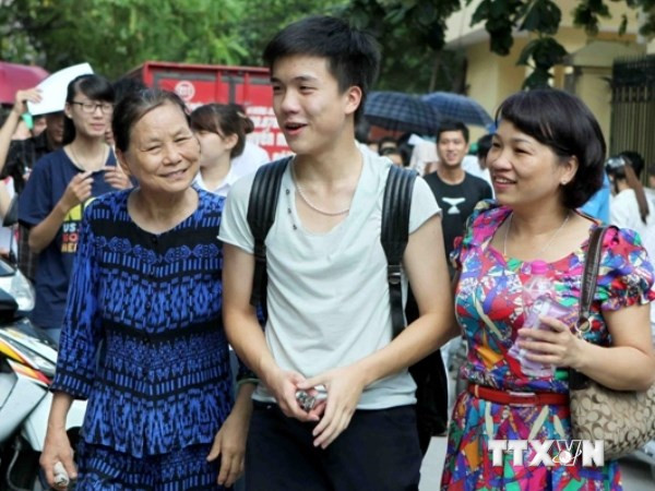 Thí sinh dự thi đại học. Ảnh: TTXVN)