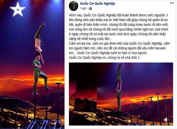 Anh em Cơ - Nghiệp nói lời cảm ơn đã hoàn thành ước nguyện 