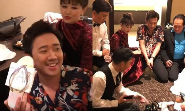 Showbiz 15/7:Clip Trấn Thành đoán kết quả World Cup bằng dép gây sốt