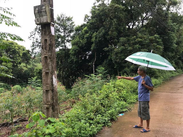 Hàng chục ô đất của dân xã Thanh Đình đã được tách sổ đỏ bất hợp pháp (Ảnh: Tùng Duy). 