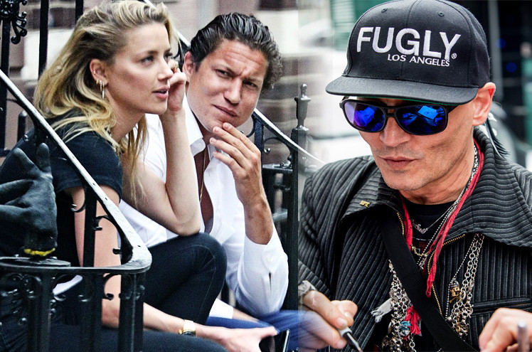 Vợ cũ vui vẻ bên tình mới trong khi Johnny Depp tiều tụy, sa sút