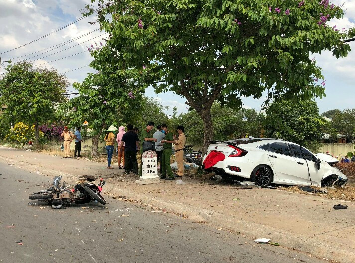 Hiện trường vụ tai nạn 