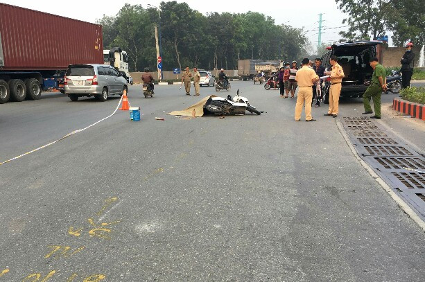 Hiện trường vụ tai nạn 