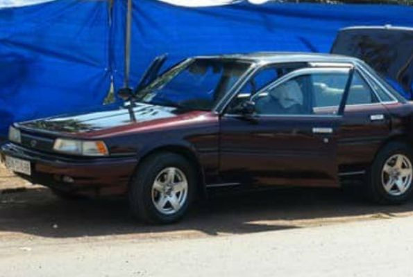 Chiếc xe của ông Hữu được cho là bị đặt mìn tự chế