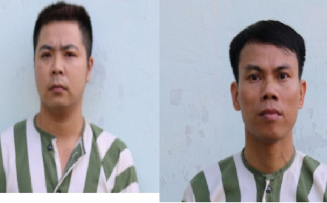 Phong và Duy tại cơ quan công an