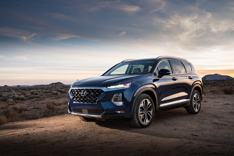Hyundai Santa Fe 2019 tại Mỹ.
