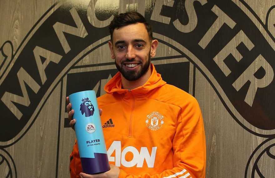Bruno Fernandes giúp M.U lột xác khó tin trong năm 2020.