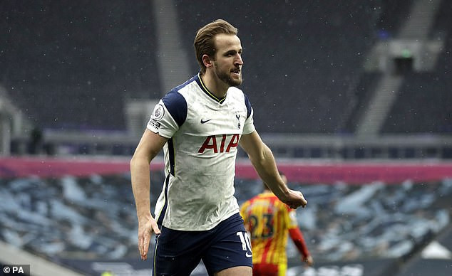 Harry Kane đã có 13 bàn thắng ở Ngoại hạng Anh mùa này.
