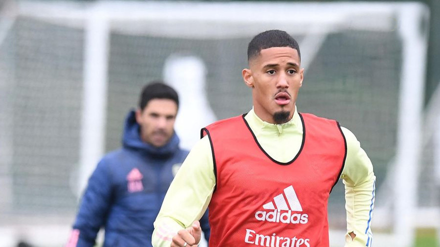 Saliba chưa thi đấu trận nào tại Ngoại hạng Anh trước khi bị Arsenal đẩy đi