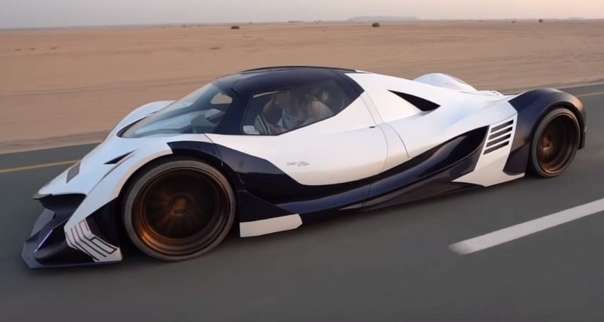 Siêu xe Devel Sixteen có công suất tối đa 5.000 mã lực.
