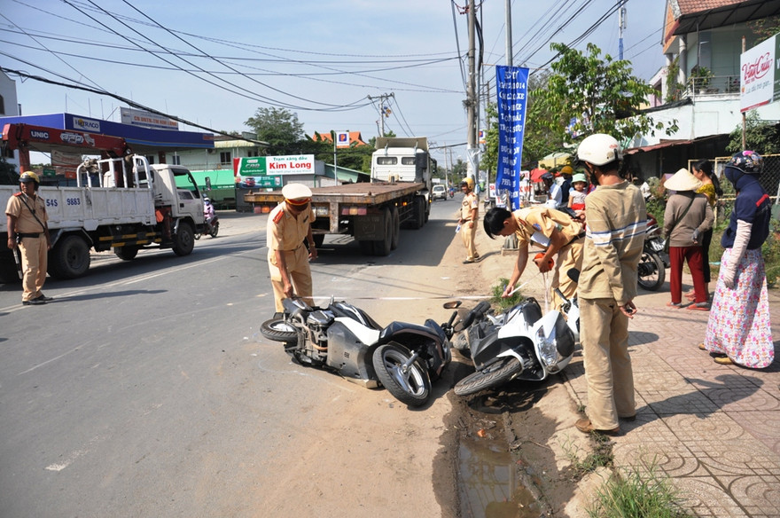 Hiện trường vụ tai nạn