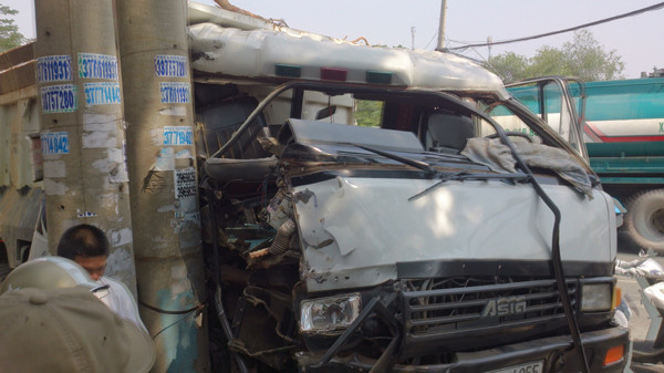 Hiện trường vụ tai nạn