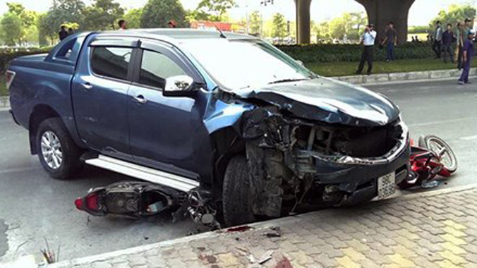 Hiện trường vụ tai nạn 